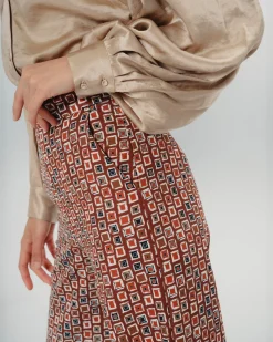 Pantalón estampado geométrico Manuela
