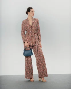 Pantalón estampado geométrico Manuela