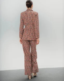 Pantalón estampado geométrico Manuela