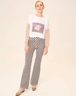 Pantalón Fluido Estampado Tropez