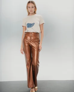 Pantalón metalizado Bella