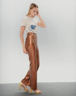 Pantalón metalizado Bella