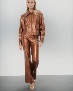 Pantalón metalizado Bella