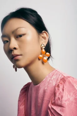 Pendientes Cassia Naranja