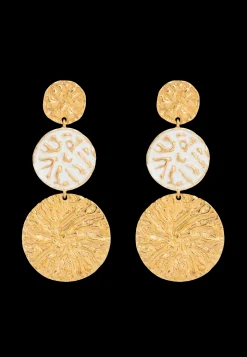 Pendientes Geiser Blanco