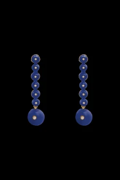 Pendientes Hibiscus Azul