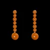 Pendientes Hibiscus Naranja