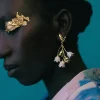 Pendientes Lirios del Valle Blancos