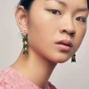 Pendientes Lirium Verdes