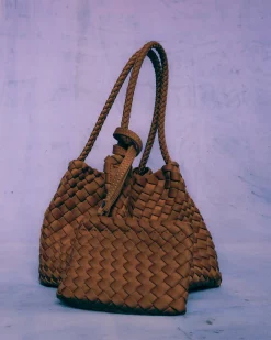 Saco Trenzado Única Camel