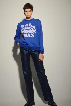 Sudadera Azul Eléctrico Dolores Promesas