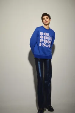 Sudadera Azul Eléctrico Dolores Promesas