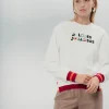 Sudadera Blanca Diana Multicolor