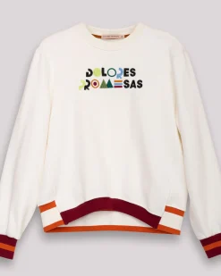 Sudadera Blanca Diana Multicolor