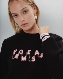 Sudadera Negra Soñadora