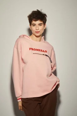Sudadera Rosa Palo Promesas
