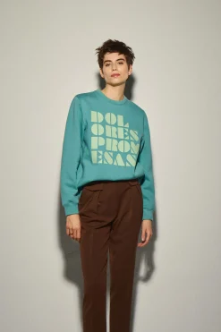 Sudadera Turquesa Dolores Promesas