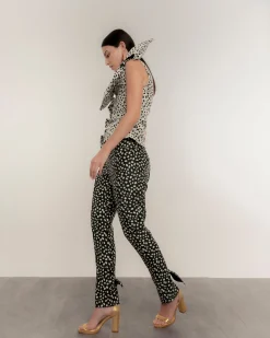 Top Polka Dots Blanco