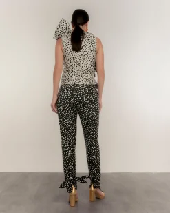 Top Polka Dots Blanco