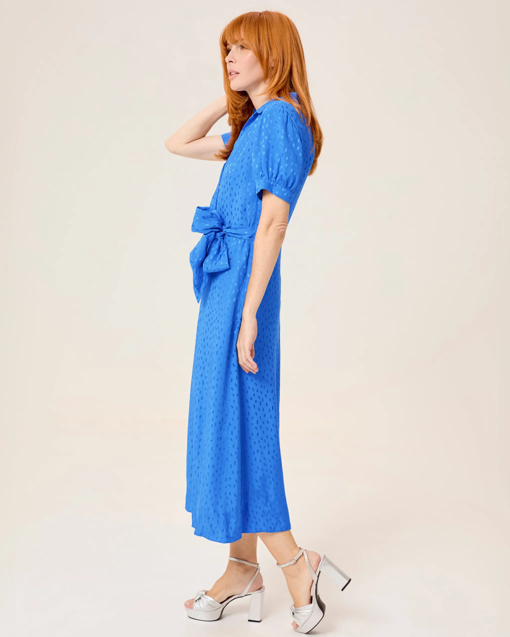 Vestido Azul Eléctrico Dijon