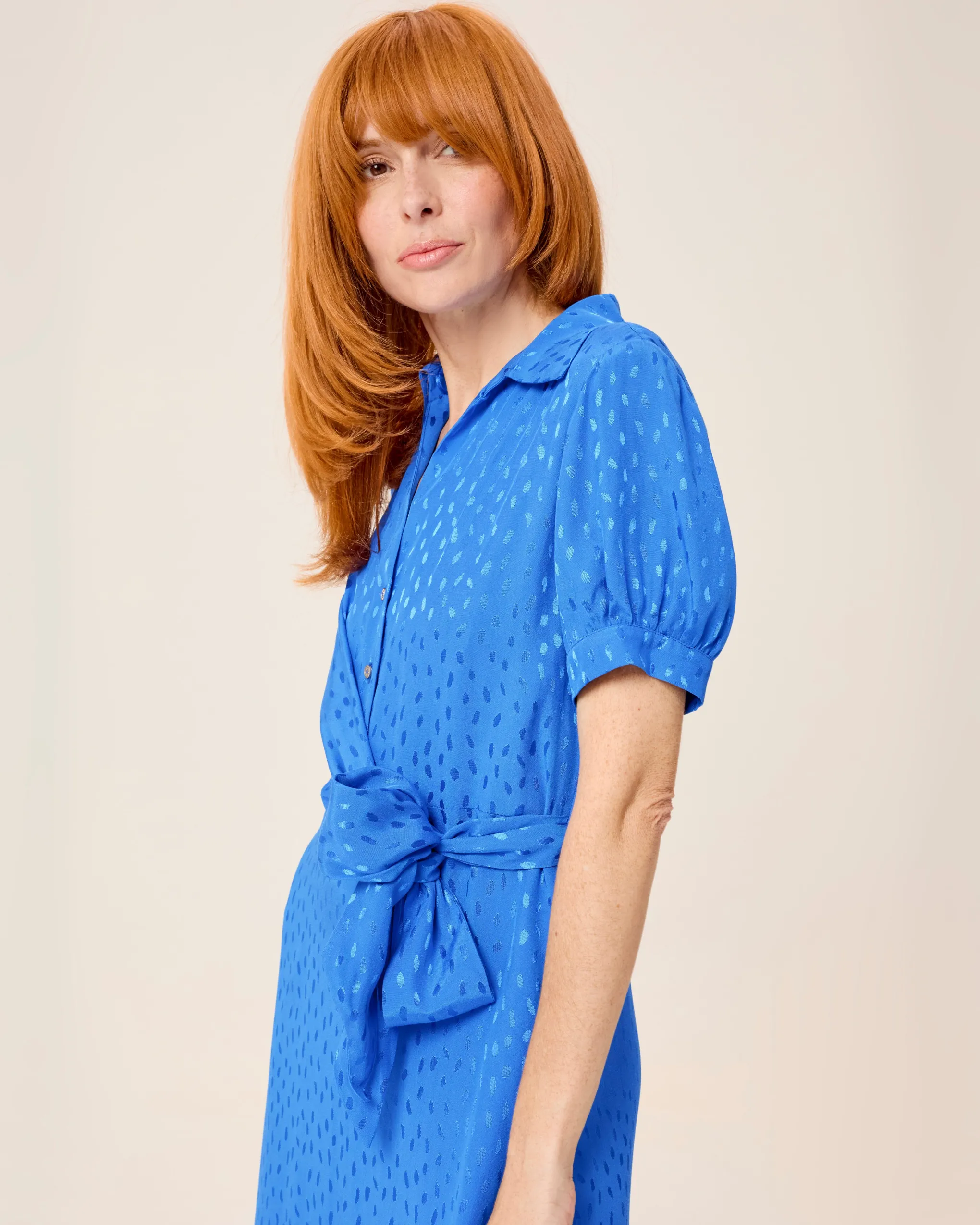 Vestido Azul Eléctrico Dijon