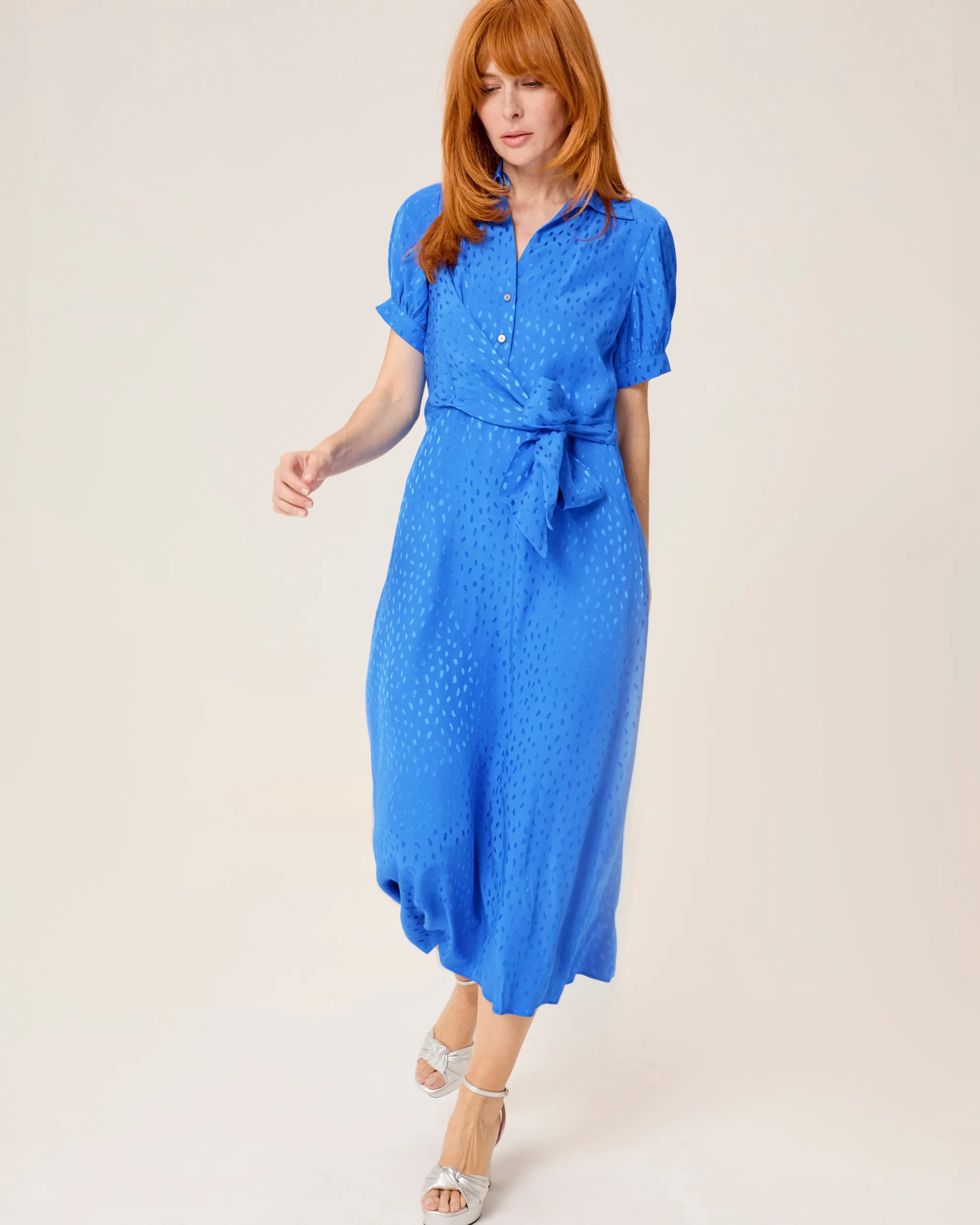 Vestido Azul Eléctrico Dijon