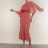 Vestido con capa Mystic Garden