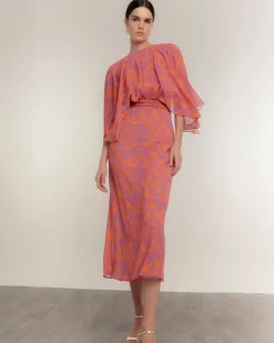 Vestido con capa Mystic Garden