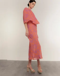 Vestido con capa Mystic Garden
