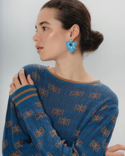 Vestido Corto Azul Dolores