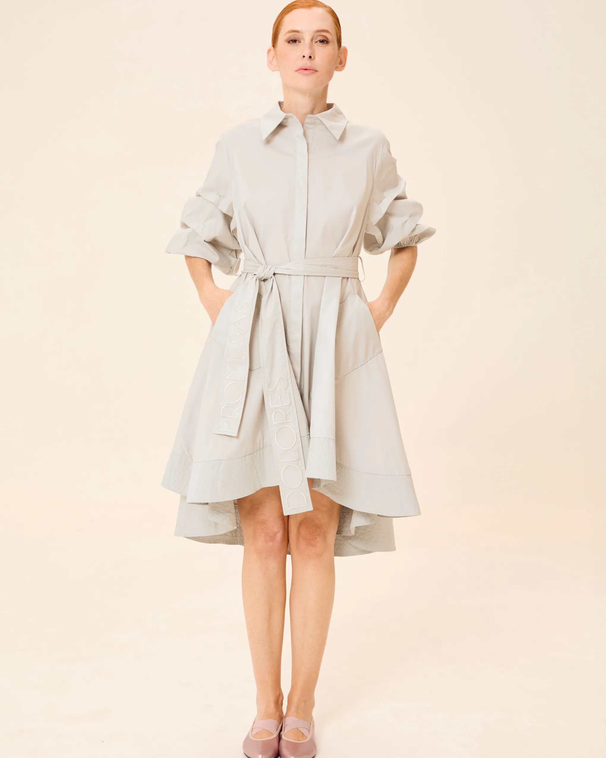 Vestido Corto Camisero Nina