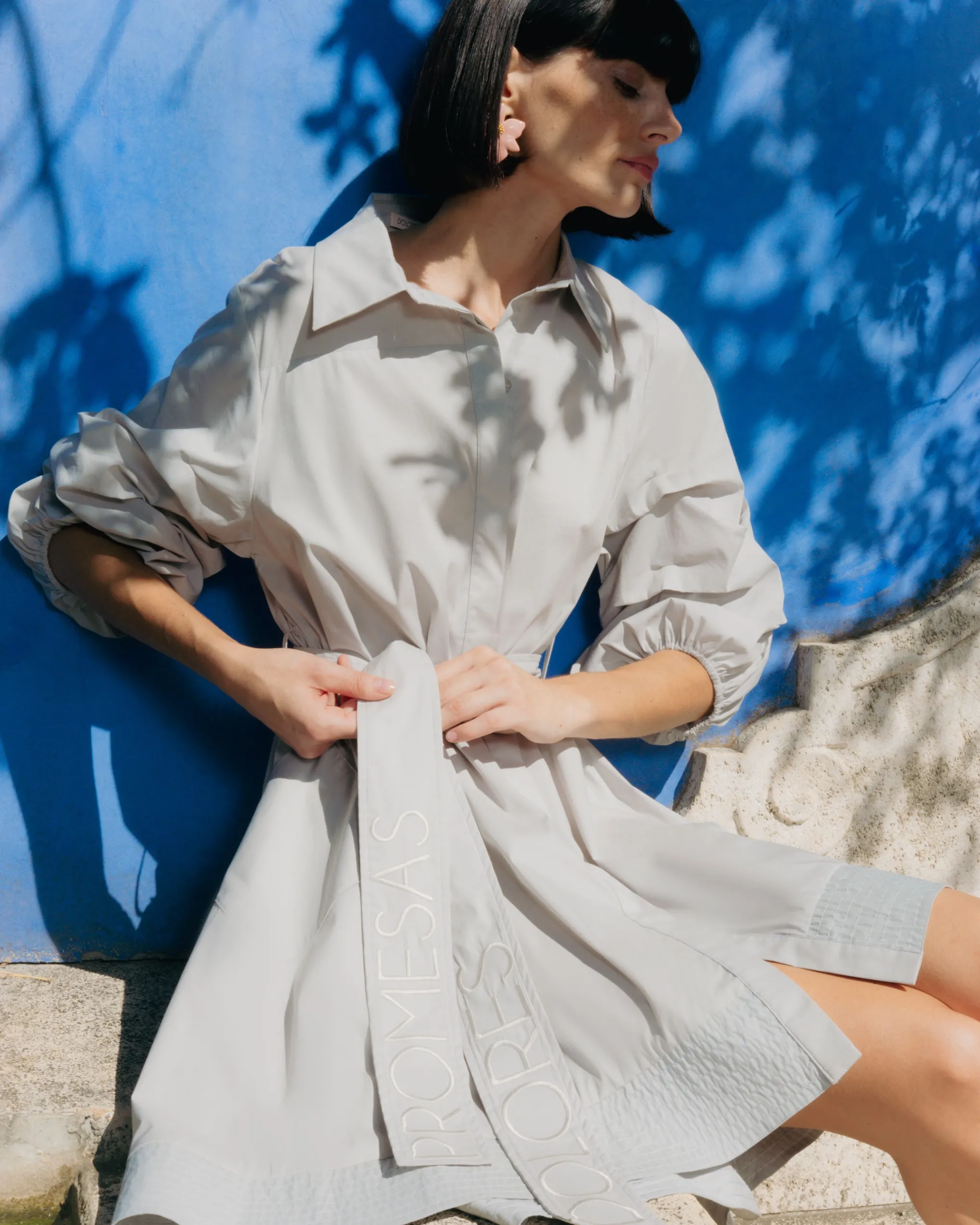 Vestido Corto Camisero Nina