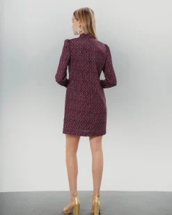 Vestido corto con lazo Elena