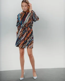 Vestido Corto Madrid Multicolor