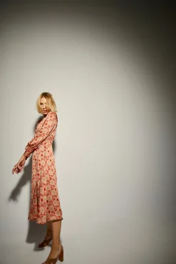 Vestido Cruzado Flores