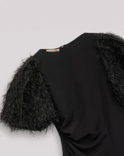 Vestido de plumas Cecilia