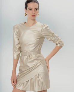 Vestido dorado Bella