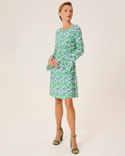 Vestido Estampado Manga Larga Marsella