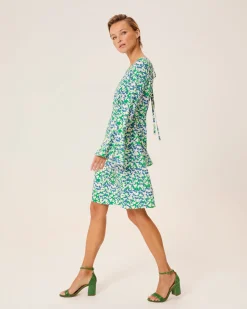Vestido Estampado Manga Larga Marsella