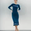 Vestido Midi Azul Promesas Marta