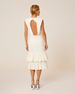 Vestido Midi Blanco Mai