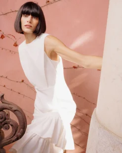 Vestido Midi Blanco Mai