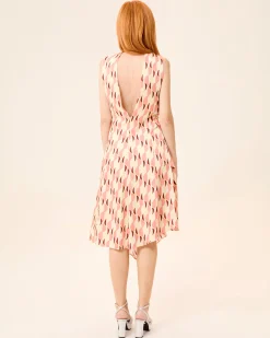 Vestido Midi Drapeado Ondine