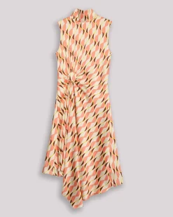 Vestido Midi Drapeado Ondine