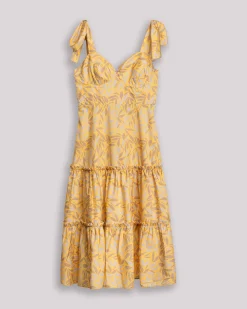 Vestido Midi Estampado Dune