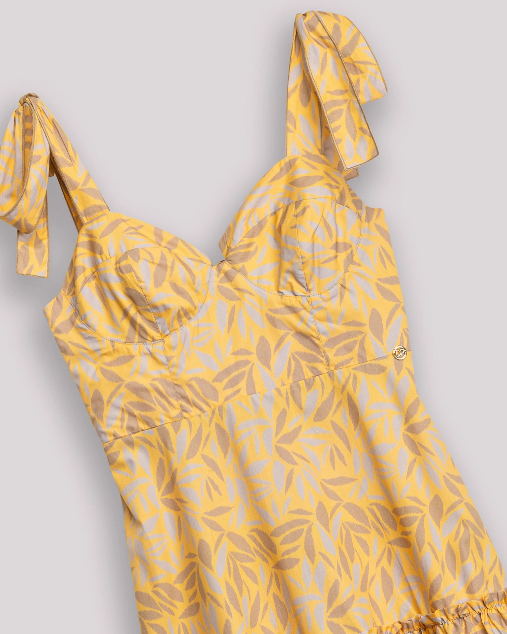 Vestido Midi Estampado Dune