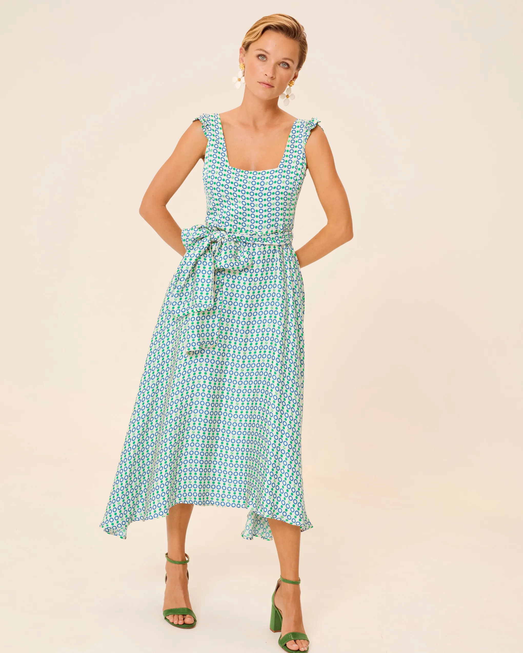 Vestido Midi Evasé Flora