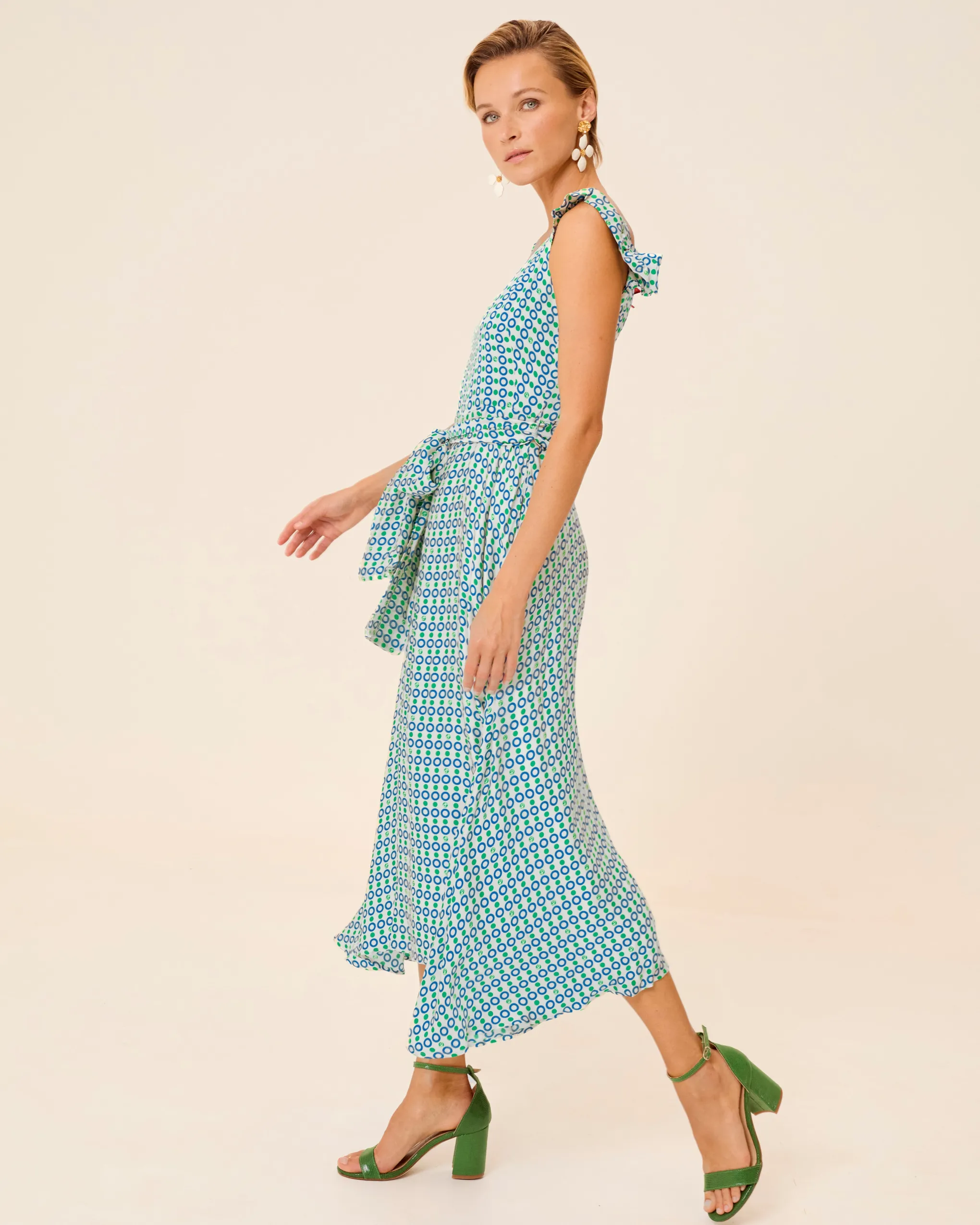 Vestido Midi Evasé Flora