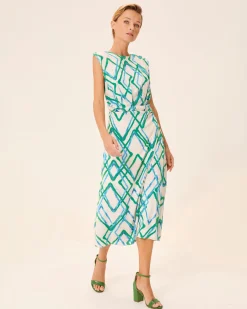 Vestido Midi Fruncido Lena