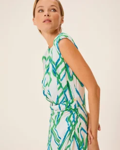 Vestido Midi Fruncido Lena